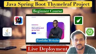 🔥 Build a Portfolio Website with Java, Spring Boot, Thymeleaf & Bootstrap | Full Project Tutorial