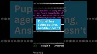 Ansible vs Puppet  