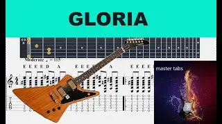 GLORIA | THEM |  Guitar Tab | 
