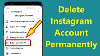 How to Delete Instagram Account Permanently Delete instagram Account!! - Howtosolveit