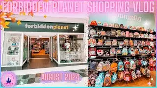 Forbidden Planet Wolverhampton Shopping Vlog August 2024 Halloween Hunting New Merch Disney Anime