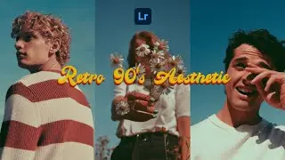 Retro 90's Aesthetic - Lightroom Mobile dng | Retro Film presets | 90s Film preset | Retro preset