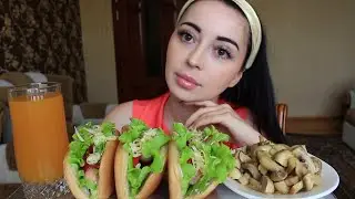 УЖАСНАЯ ИСТОРИЯ/ Хот доги / Mukbang Ayka Emilly