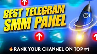 🥳 How To Rank Telegram Channel | No.1 Smm Panel For Telegram | Telegram Channel 100% Ranking Grantee