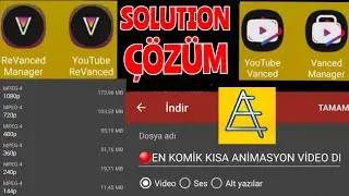 Videolar yüklenmiyor çözüm - Youtube Revanced