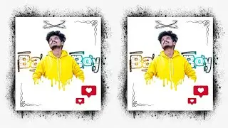 Bad Boy photo editing tutorial in mobile || 3D portrait photo editing