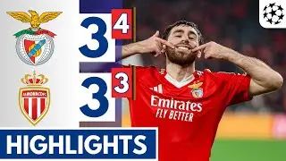 🔴 Benfica vs Monaco (3-3) - Extended HIGHLIGHTS || UEFA Champions League!