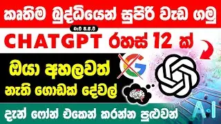 Top 12 Helpful ChatGPT Tips and Tricks for Beginners | Chat GPT Search Tips and Tricks in Sinhala