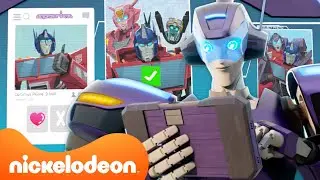 Optimus Prime Joins Social Media 📱 | Full Scene | Transformers