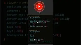 Play Button Pulse Effect | CSS 