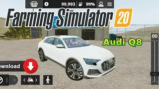 AUDI Q8||Fs20mod || full wheel textures  || Tyre Download link 📥📥