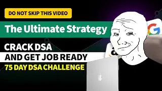 🚀 Do This to Learn DSA and Get a Job | *Free Resources Inside* | The Ultimate DSA Roadmap 📚