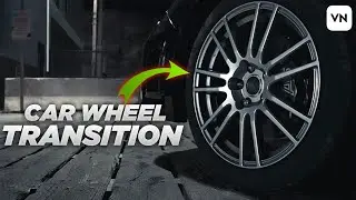 Zoom through Car Wheel Transition - Car Video editing