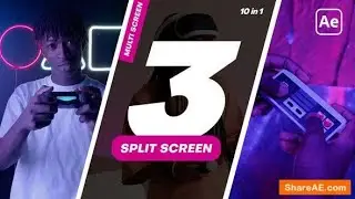 Multiscreen - 3 Split Screen 38259580 Videohive - Free Download After Effects Template