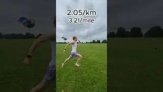 What Different Paces Look Like...(pt2) #running #shorts #barefoot
