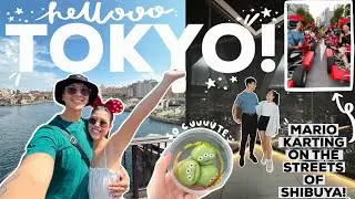 COME TO TOKYO FOR 5 DAYS WITH ME  ✰ Mario Karting in Shibuya, Disney Sea, Hens Night & Thrifting!