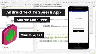 Android Text to Speech Converter App Project with Source code | Hindi