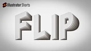 Flip Text Effect in Illustrator | Illustrator Tips and Tricks