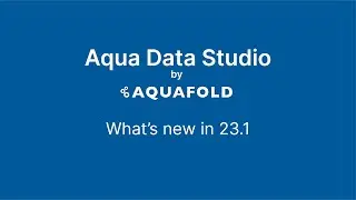 What’s New in Aqua Data Studio 23.1
