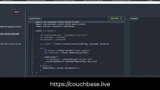 Couchbase Playground: Executing code in your browser