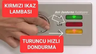 Arçelik derin dondurucu  kırmızı ıkaz lambası yanıyorsa neler yapmalı turuncu ışık  neden yanar