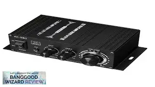 AUTSOME 12V 40Wx2 Power Amplifier 2.0 Channel 90DB Car Small Power Amplifier Review