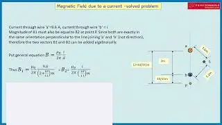 Physics Made Easy- Magnetic Field due to current - Solved Problem-3