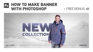 How to Make Banner + FREE Psd - Photoshop Tutorial