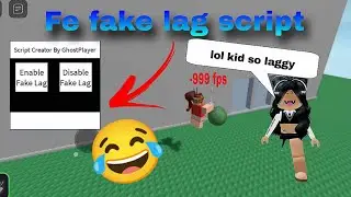 Roblox FE Fake Lag Script | Best Troll Script 😂 | Works in any Games!