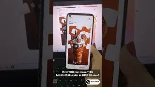 How YOU can make THIS MILKSHAKE 🧋 slider in JUST 10 secs ⏰ in Figma 😱😱🤯🙀 #ui #trending #shorts #uiux