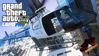 LSPDFR GTA 5 Air Support Patrol◆LSPD Air Support Division◆Real Life Police Mods for GTA V