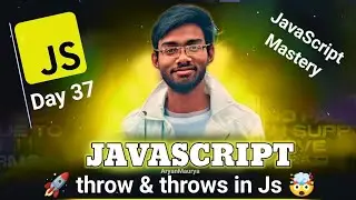 What is throw & throws in javascript 😀✨