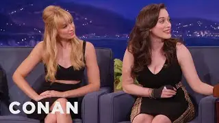 Kat Dennings & Beth Behrs' Crazy Drunk Personalities | CONAN on TBS