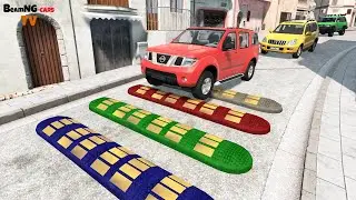 Cars vs Massive Speed Bumps #78 - BeamNG.drive | BeamNG-Cars TV