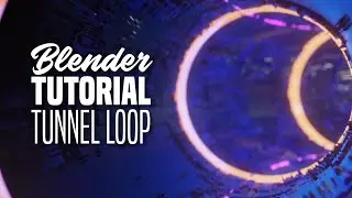 Blender Tutorial | Creating Tunnel Loop with Eevee and Jsplacement