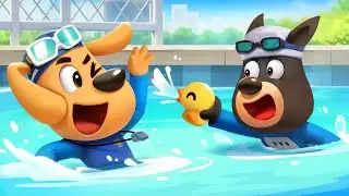 Swimming Safety Tips for Kids | Police Cartoon | Sheriff Labrador | BabyBus TV