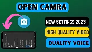 Open Camera Full  Setting||Open Camera Professional HD Video||Beast Mobile Camera For YouTube