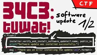 Python code audit of a firmware update - 34C3 CTF software_update (crypto) part 1/2