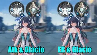 How Much Difference Between Atk & Glacio Vs Er & Glacio Echo For Zhezhi?