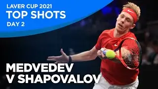 Medvedev v Shapovalov Top Shots | Day 2 | Laver Cup 2021
