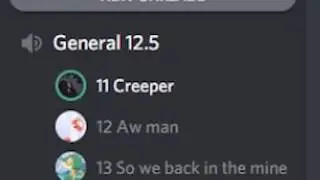 Creeper aw man (Revenge) but it's a Discord voice channel and we sing it