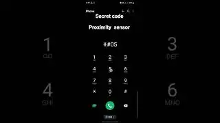 secret code || Proximity sensor secret code 2022#short #secretcode