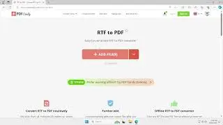 How to Convert RTF to PDF