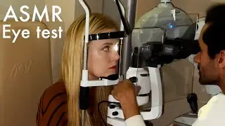 Real Eye Exam using Virtual Reality (Unintentional ASMR, Real person ASMR)