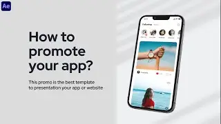 Mobile App / Website Promo ( After Effects Template ) ★ AE Templates