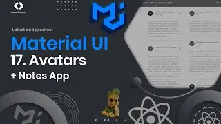 React Material UI Tutorial | 17. Avatars