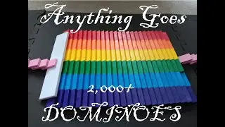 OVER 2,000 DOMINOES -- #H5dominocommunity Anything Goes Domino Challenge - Firey