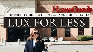 LUX FOR LESS! HOMEGOODS SHOP WITH ME + HAUL (YOU WONT BELIEVE WHAT I FOUND!)  | HOUSE OF VALENTINA