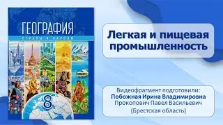 Тема 14. Легкая и пищевая промышленность