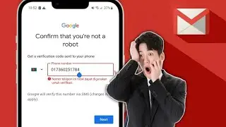 Cara Memperbaiki Nomor telepon ini tidak dapat digunakan untuk Verifikasi | Akun Gmail | 2024